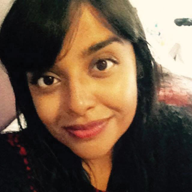 woman looking at camera