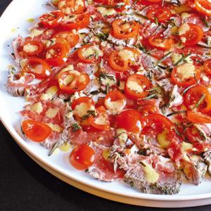 Beef carpaccio