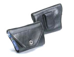 Leather insulin pump case