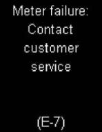 Accu-Chek Mobile - E7 - Meter failure