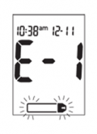 Accu-Chek Aviva  - Error Code (E1)