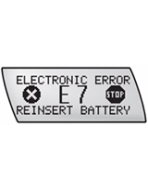 Accu-Chek Combo Error Code E-7