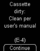 Accu-Chek Mobile - E4 - Cassette dirty
