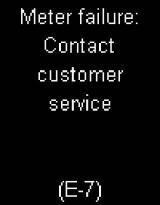 Accu-Chek Mobile - E7 - Meter failure