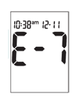 Accu-Chek Aviva  - Error Code (E7)