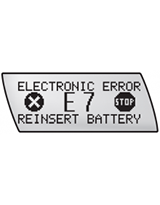 Accu-Chek Combo Error Code E-7