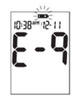 Accu-Chek Performa Error E-9