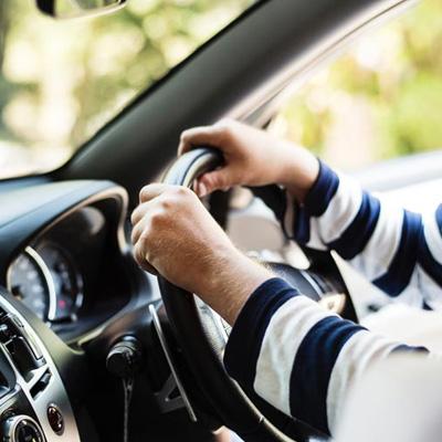 Driving a car